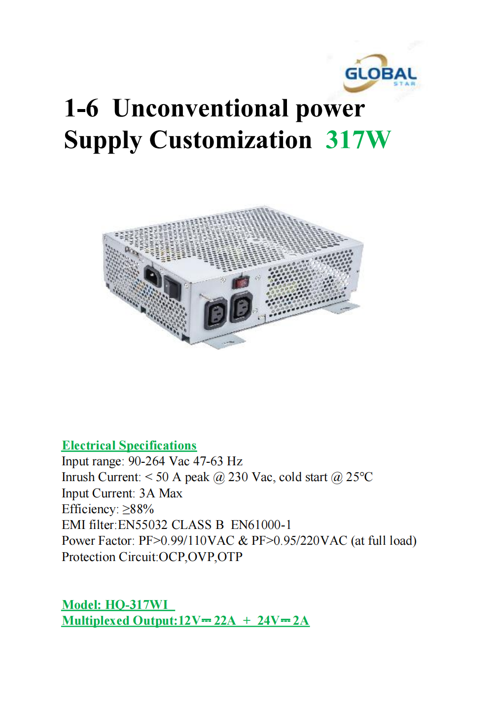 Unconventional power Supply Customization 317W.png